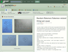 Tablet Screenshot of epicfail222.deviantart.com
