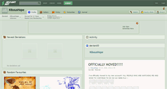 Desktop Screenshot of kiboushope.deviantart.com