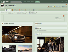 Tablet Screenshot of blacksheepmuc.deviantart.com