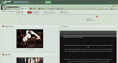 Desktop Screenshot of linguamystica.deviantart.com