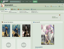 Tablet Screenshot of derpmybass.deviantart.com