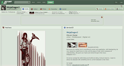 Desktop Screenshot of ninjadragon3.deviantart.com