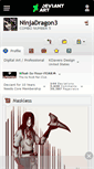 Mobile Screenshot of ninjadragon3.deviantart.com