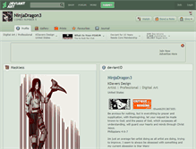 Tablet Screenshot of ninjadragon3.deviantart.com