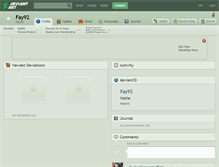 Tablet Screenshot of fay92.deviantart.com