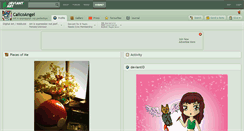 Desktop Screenshot of calicoangel.deviantart.com