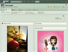 Tablet Screenshot of calicoangel.deviantart.com