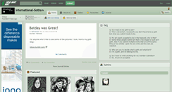Desktop Screenshot of international-goths.deviantart.com