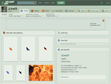 Tablet Screenshot of jline05.deviantart.com