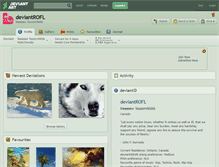 Tablet Screenshot of deviantrofl.deviantart.com