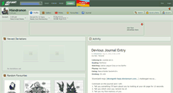Desktop Screenshot of hiandromon.deviantart.com