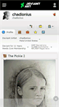 Mobile Screenshot of chadlonius.deviantart.com