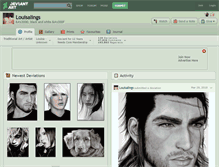 Tablet Screenshot of louisalings.deviantart.com