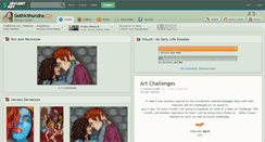 Desktop Screenshot of gothicthundra.deviantart.com