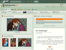 Tablet Screenshot of gothicthundra.deviantart.com