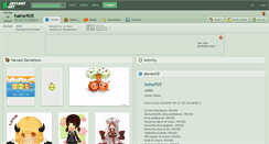 Desktop Screenshot of haine905.deviantart.com