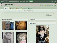 Tablet Screenshot of cheezemufuns.deviantart.com