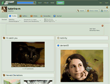Tablet Screenshot of katerina-m.deviantart.com