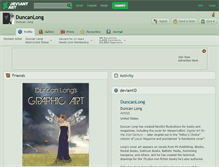 Tablet Screenshot of duncanlong.deviantart.com