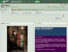 Tablet Screenshot of malion.deviantart.com