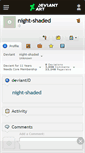 Mobile Screenshot of night-shaded.deviantart.com