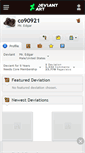 Mobile Screenshot of co90921.deviantart.com