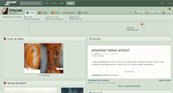 Desktop Screenshot of erikajade.deviantart.com
