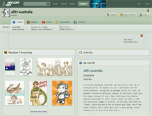 Tablet Screenshot of aph-australia.deviantart.com