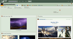 Desktop Screenshot of partiallygelatinated.deviantart.com