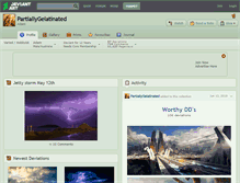 Tablet Screenshot of partiallygelatinated.deviantart.com