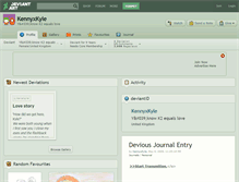 Tablet Screenshot of kennyxkyle.deviantart.com
