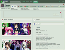 Tablet Screenshot of e-scope.deviantart.com