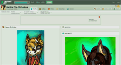 Desktop Screenshot of martha-the-chihuahua.deviantart.com