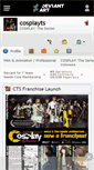 Mobile Screenshot of cosplayts.deviantart.com