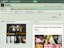 Tablet Screenshot of cosplayts.deviantart.com