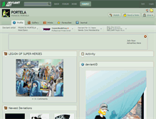 Tablet Screenshot of portela.deviantart.com