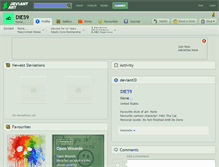 Tablet Screenshot of die59.deviantart.com