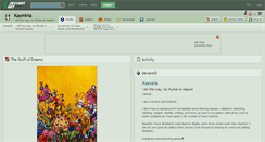 Desktop Screenshot of kasmiria.deviantart.com