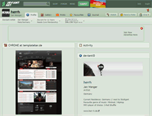 Tablet Screenshot of herrh.deviantart.com
