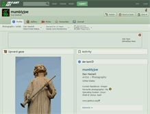 Tablet Screenshot of mumblyjoe.deviantart.com