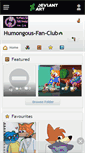 Mobile Screenshot of humongous-fan-club.deviantart.com