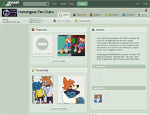 Tablet Screenshot of humongous-fan-club.deviantart.com