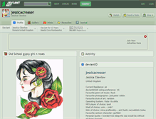 Tablet Screenshot of jessicacreaser.deviantart.com
