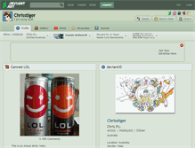 Tablet Screenshot of chrisstiger.deviantart.com