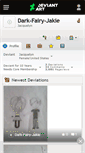 Mobile Screenshot of dark-fairy-jakie.deviantart.com