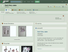 Tablet Screenshot of dark-fairy-jakie.deviantart.com