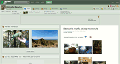 Desktop Screenshot of momotte2stocks.deviantart.com