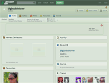 Tablet Screenshot of bigboobielover.deviantart.com