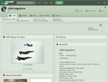 Tablet Screenshot of chibi-hogoshino.deviantart.com