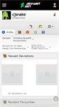 Mobile Screenshot of cjsnake.deviantart.com
